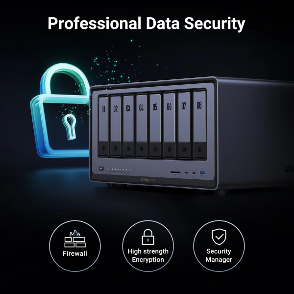 UGREEN NASync DXP8800 Plus – профессиональное 8-беевое NAS-хранилище с Intel Core i5 и поддержкой 256 ТБ